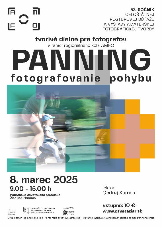 FOTOGRAFOVANIE POHYBU – metódou panning