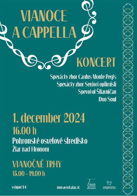 Vianoce a cappella 2024