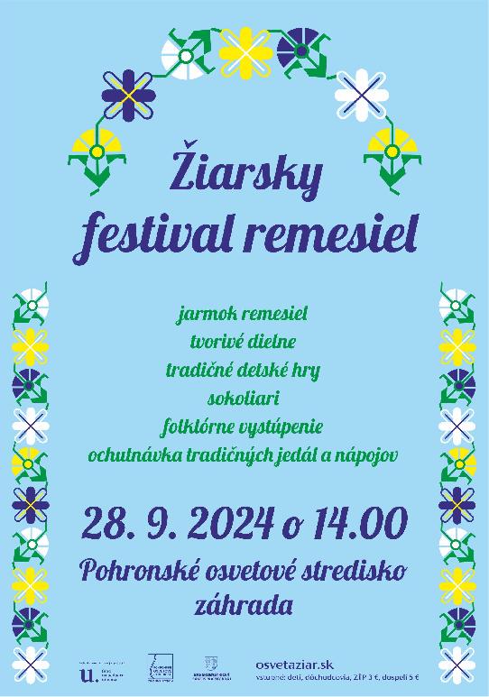 Žiarsky festival remesiel 2024